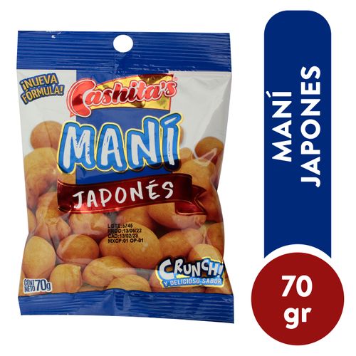 Maní Cashitas Japones  - 70 g