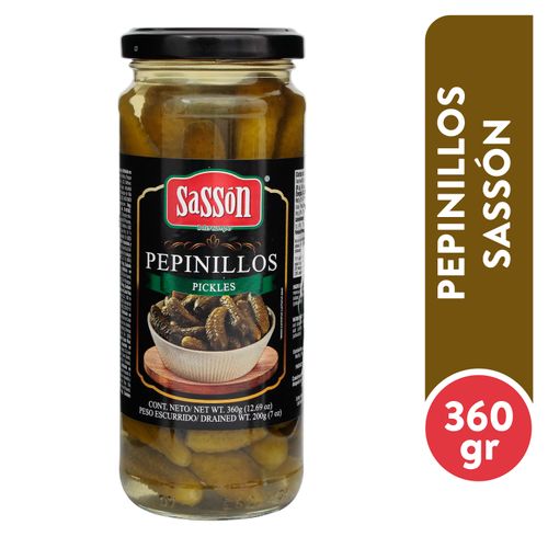 Pepinillos Sasson encurtidos - 360 g