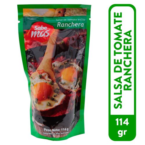 Salsa de tomate Sabemas ranchera - 114 g