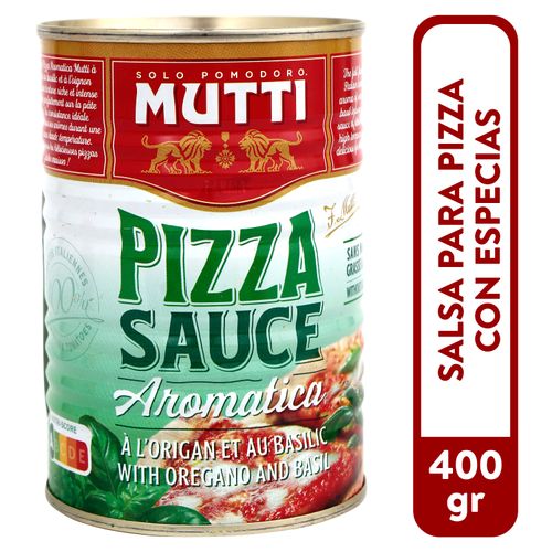 Salsa Mutti Pizza Con Especies En Lata - 400 g