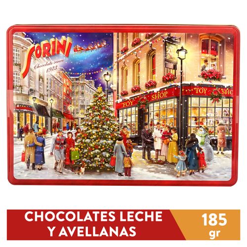 Chocolate Sorini Navideño Caja Metalica - 185 g