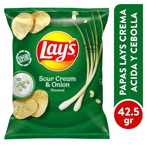Snack Papas Lay's Crema Y Cebolla - 42.5 g