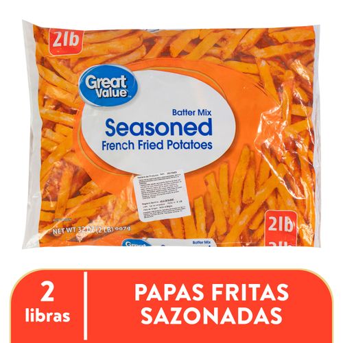 Papa Great Value Frita Sazonada Peqeño - 907gr