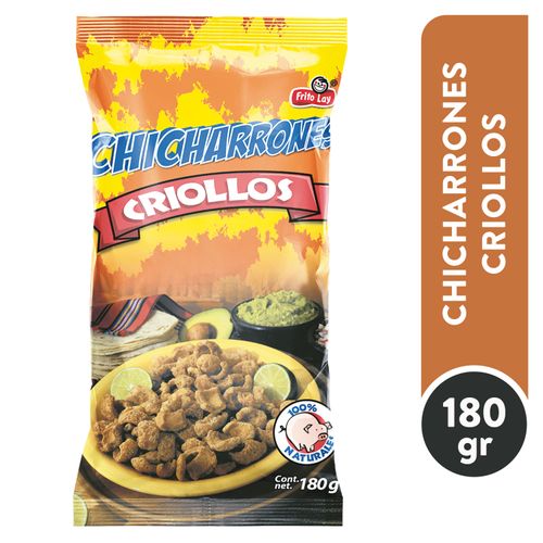 Snack Frito Lay, Chicharrones Criollos Originales - 180g