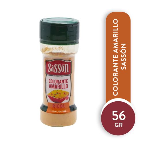 Colorante Sasson Amarillo - 56 g