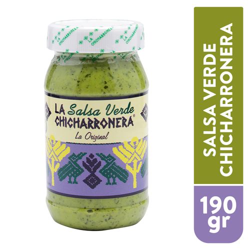 Salsa La Chicharronera Verde Pet - 190gr
