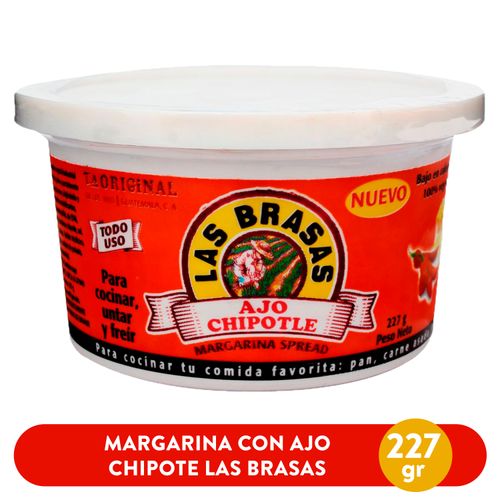 Margarina Las Brasas con ajo chipotle - 227 g