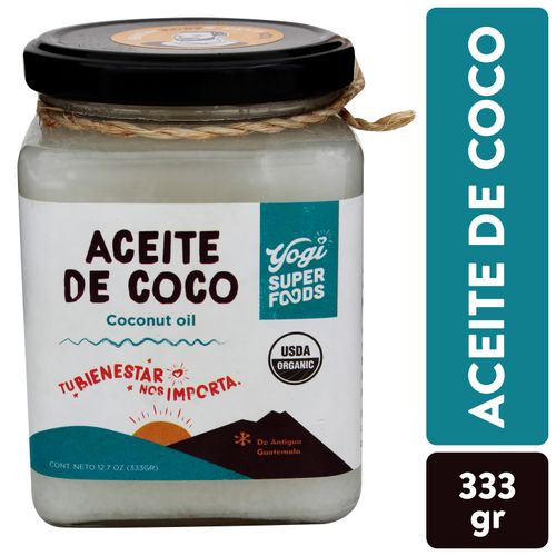Aceite Yogui De Coco Orgánico Frio - 375 g