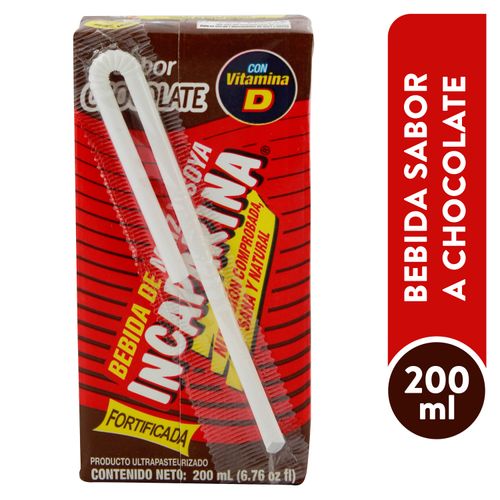 Bebida Incaparina de Maiz y Soya Lista Para Tomar Sabor Chocolate - 200ml