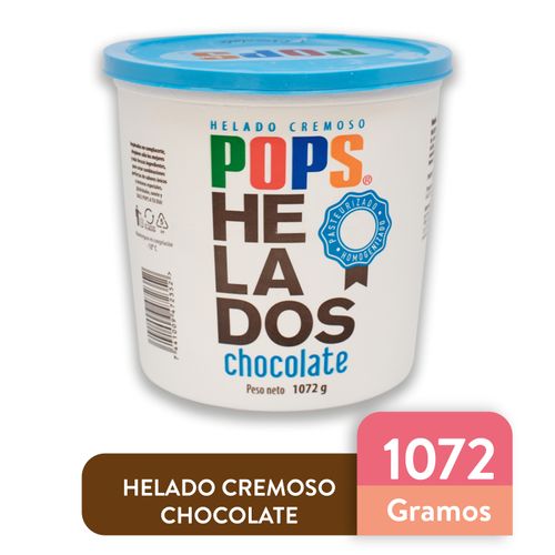Helado Pops Cremoso De Chocolate - 1072 g