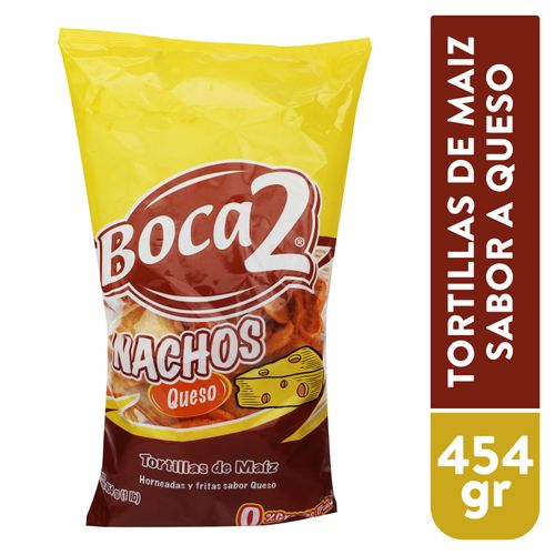 Snack Boca2 nachos queso - 453.6 g