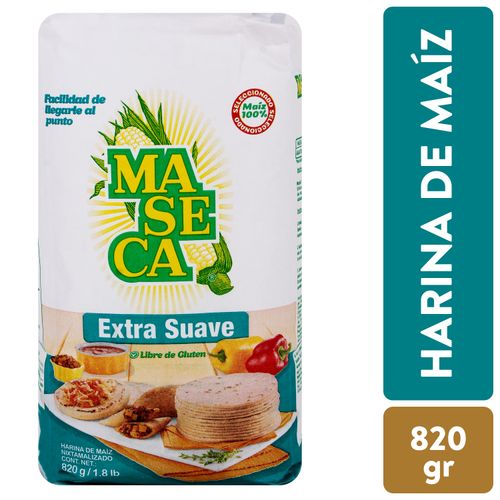 Harina Maseca de Maíz Extra Suave - 820 g