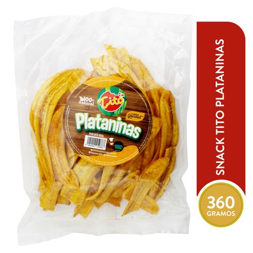 Snack Tito, Plataninas -360g