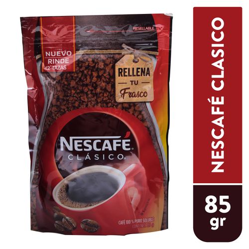 Café Nescafé Clásico Doypack - 85 g