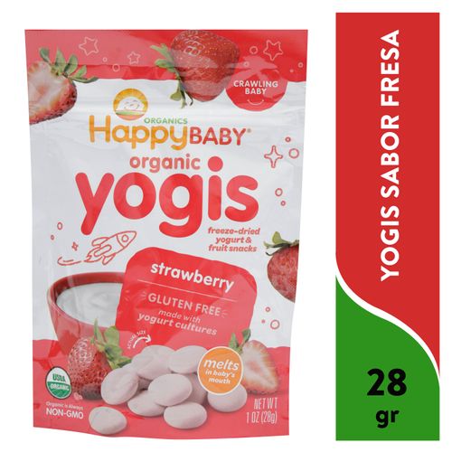Yogurt Happy Yogis Fresa - 35 g