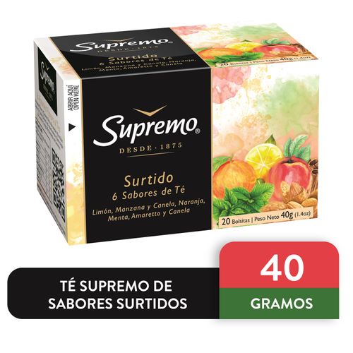 Té Supremo De Sabores Surtidos - 40 g