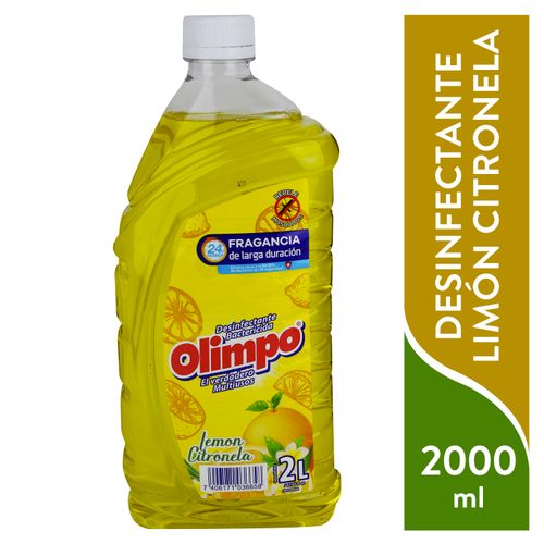 Desinfectante Olimpo bactericida fragancia de larga duración - 2000 ml
