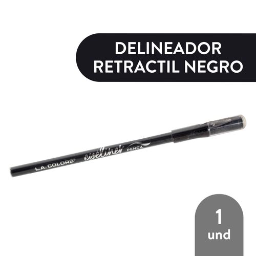 Lápiz delineador L.A Colors retractable permanente negro - 1.8 g