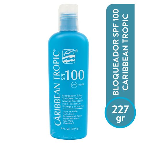 Protector solar Caribean Tropic FPS 100 - 477 g