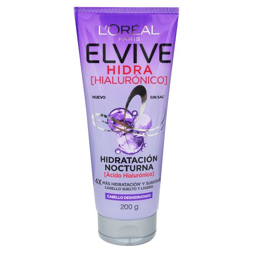 Elvive Crema Nocturna Hidra Hialur 200gr