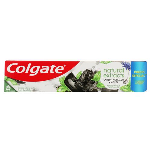 Crema Dental Colgate Natural Carbón - 140 g