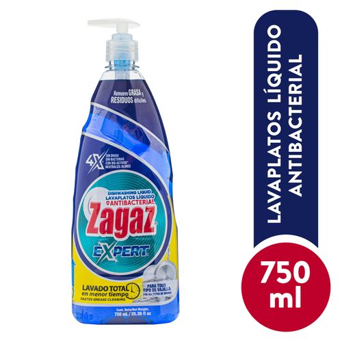 Lavaplatos Liq Zagaz Expert Enzimas 750