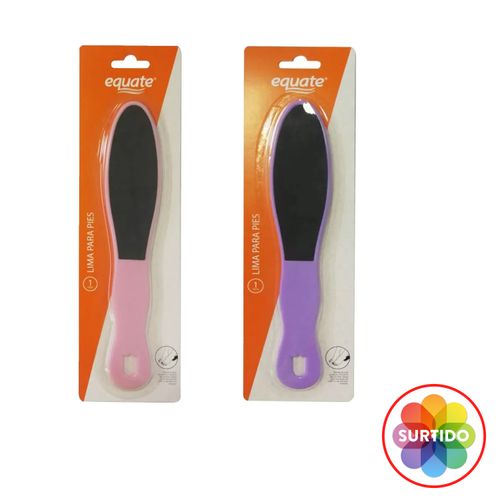 Lima Para Pies Marca Equate Mango Ancho - 1 Unidad