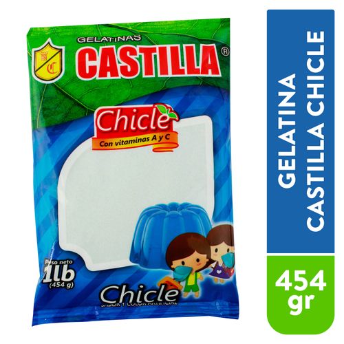 Gelatina Castilla Sabor Chicle - 454 g