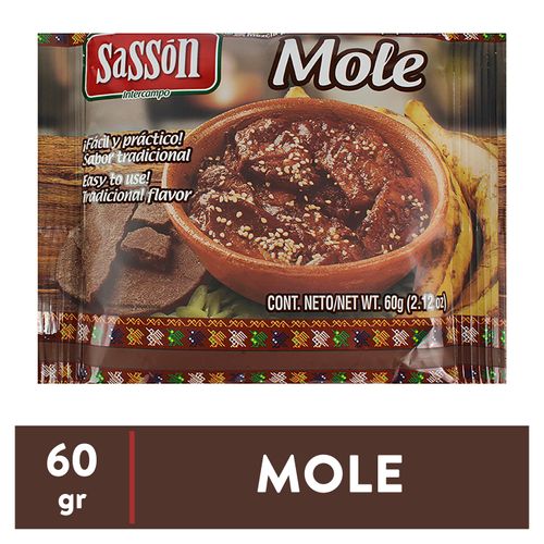 Mezcla Sasson Para Preparar Mole - 60 g