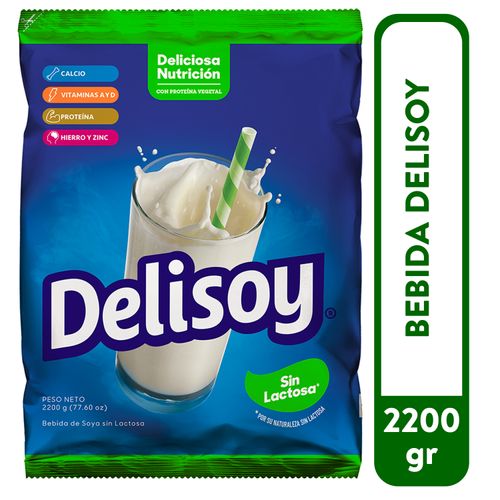 Bebida De Soya Delisoy Sin Lactosa - 2.2Kg