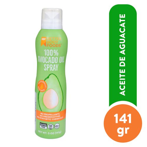 Aceite Better Body Foods De Aguacate Spray - 141 g