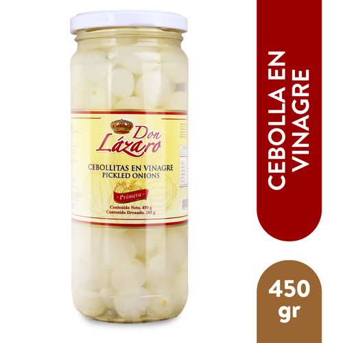 Cebollitas Don Lazaro en Vinagre Perla - 450 g