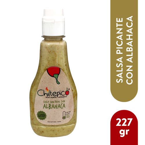 Salsa Chiltepico Albahaca Picante 227Gr