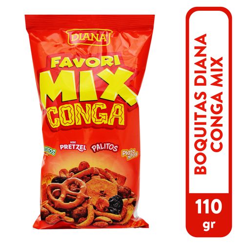 Boquitas Diana Conga Mix - 110 g
