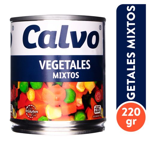 Vegetales Calvo Mixtos En Lata - 220 g
