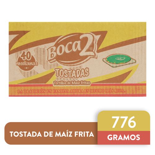 Snack Boca2 2 Pack Tostadas 40 Uds - 776 g