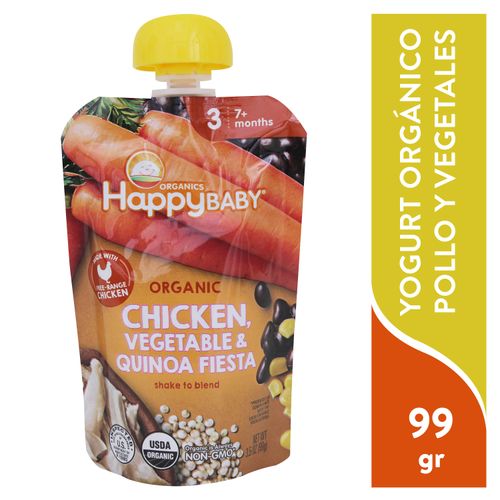 Compota Happy Pollo y Vegetales - 110 g
