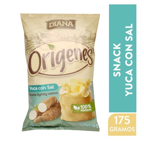 Origenes Diana Yuca Con Sal - 175 g