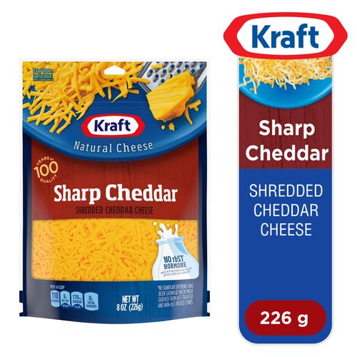 Queso Cheddar Kraft Cheddar Sharp Rall - 226 g