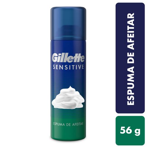 Espuma Gillette De Afeitar Foam Sensitive - 56 g