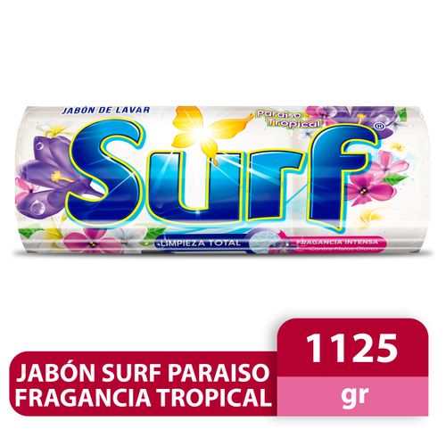 Jabón Surf Paraíso Tropical 3 Unidades - 1125 g