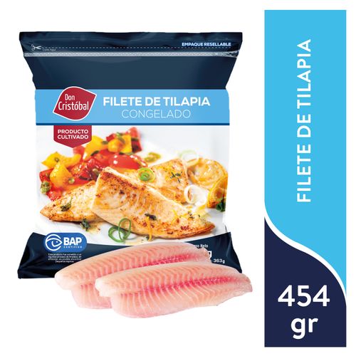 Filete De Tilapia Don Cristóbal Congelado - 454g