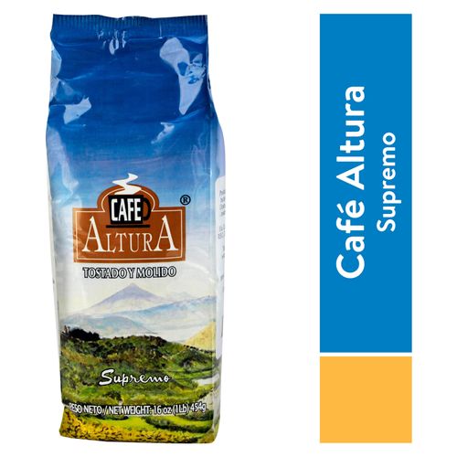 Café Altura Supremo Tostado y Molido - 454 g