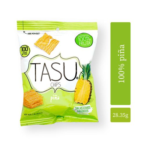 Snacks de fruta deshidratada, TASU Chips de piña -28.35g