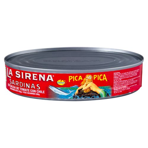 Sardina La Sirena en Salsa de Tomate con Chile Ovalada -425gr
