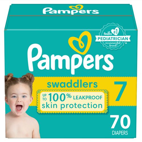 Pañales Pampers Swaddlers Talla 7 - 70 Unidades
