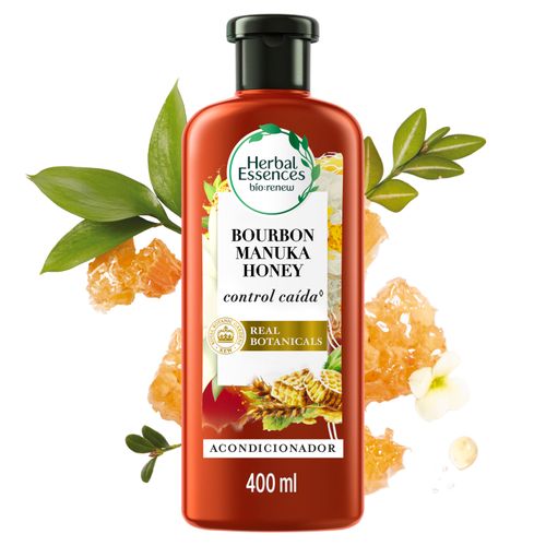 Acondicionador Herbal Essences Bío:Renew Bourbon Manuka Honey  400ml