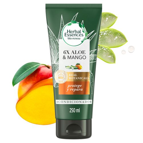 Acondicionador Herbal Essences Bio:Renew 6X Aloe & Mango Protege & Repara 250 ml