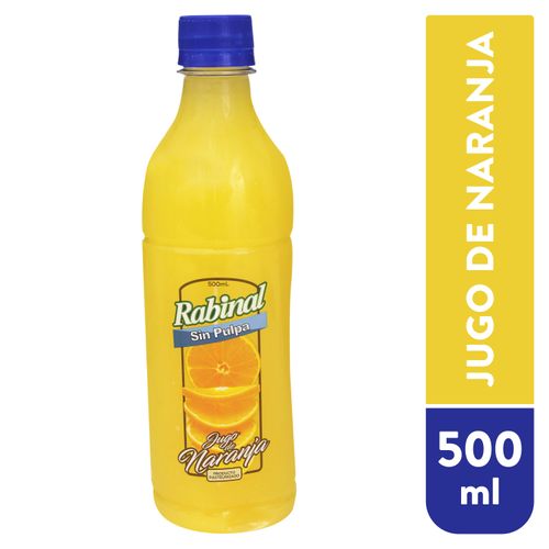 Bebida Rabinal de naranja sin pulpa  - 500 ml