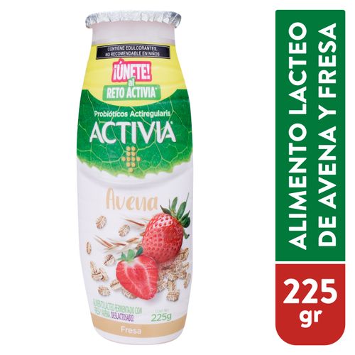 Yogurt Activia Avena Fresa - 225 g